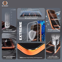 Karastatud klaas Tel Protect 10X HD DLC Diamond Coating for Iphone 17 Pro Max (envelope)