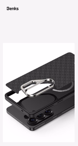 Benks Magnetic Armor Pro Armor Grid Kevlar Ümbris Metal Frame 600D (H050) for Samsung Galaxy S26 Ultra must
