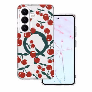 Cherry Mag case for Samsung Galaxy S26 transparent