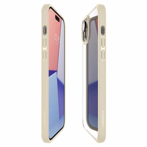 Spigen Crystal Hybrid iPhone 15 Plus Ümbris - läbipaistev Beige