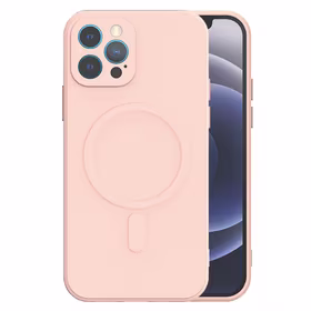 TEL PROTECT MagSilicone Ümbris jaoks Iphone 13 Pro Max Lightpink