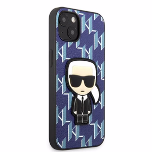 Karl Lagerfeld KLHCP13MPMNIKBL iPhone 13 6.1" жёсткий чехол синий/синий Monogram Ikonik Patch