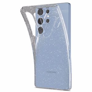 Spigen Liquid Crystal Ümbris jaoks Samsung Galaxy S25 Ultra - läbipaistev Glitter