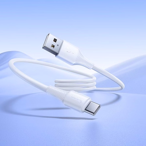 Kaabel USB A to USB C Hoco 3A 1 m X120 valge