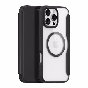 Dux Ducis Skin X Pro Ümbris jaoks iPhone 16 Pro Max with MagSafe and Flip - must