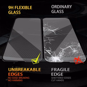 Bestsuit Flexible Hybrid Glass 5D jaoks Apple iPhone Xs Max/11 Pro Max must