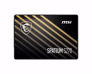 MSI SPATIUM S270 SATA 2.5 240GB internal solid state drive 2.5" Serial ATA III 3D NAND