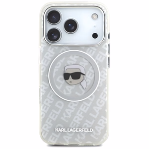 Karl Lagerfeld IML Karl Head Logo MagSafe Ümbris jaoks iPhone 17 Pro - Hall