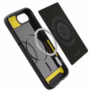 Spigen Rugged Armor MagSafe ümbris jaoks iPhone 16e - must
