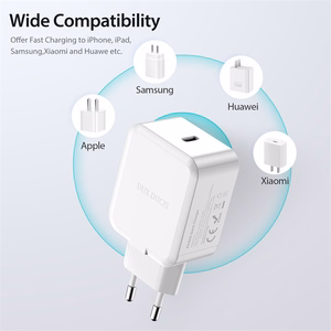 Wall laadija Dux Ducis C100 - Type C - PD 30W 3A valge