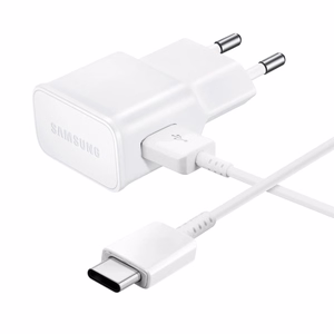 Samsung EP-TA200EWE USB-A 15W wall laadija koos EP-DR140AWE USB-A - USB-C kaabel (OOB Bulk - replacement packaging) - valge