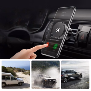 Wozinsky Magnetic Car Grille Hoidja Must (WMH-04)