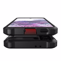 Hübriidarmor ümbris Samsung Galaxy S22+ (S22 Plus) must vastupidavad kaitsekatted