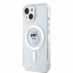 Karl Lagerfeld IML Choupette MagSafe ümbris jaoks iPhone 15 - läbipaistev