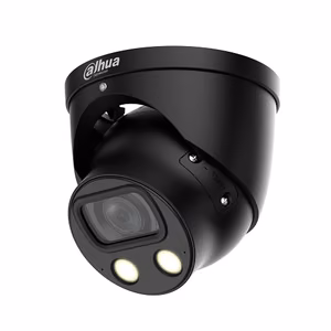 Dahua IPC-HDW5849H-ASE-LED 8 MP Full-Color WizMind Network Eyeball Camera, 2.8 mm, Black