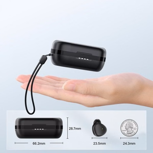 Bluetooth vabakäeseade Joyroom JR-TL1 Pro must (Bluetooth 5.1 / veekindel IPX7)