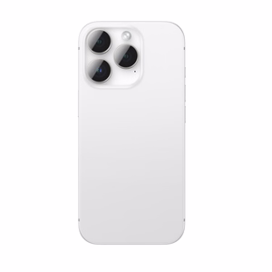 AmazingThing AR Aluminum 3 Lens Glass с рамкой объектива камеры для iPhone 16 Pro / 16 Pro Max - серебряный