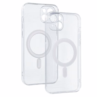 TEL PROTECT MagSilicone Ümbris jaoks Iphone 15 Plus läbipaistev