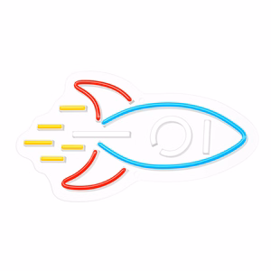 Neon PLEXI LED ROCKET multicolor NNE18 Neolia