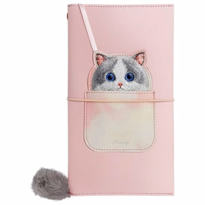 NIMMY set 2in1 notebook + pen BIG EYED PET 2.0 Cat roosa