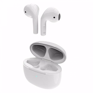 ART juhtmevaba kõrvaklapid bluetooth TWS + dokkimisjaam Lightning AP-TW-B1 valge