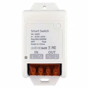 TUYA nutikas lüliti, Wi-Fi, 30A, AC 100-240V, 6600W