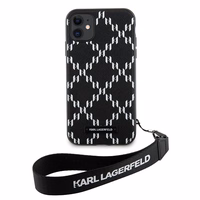Karl Lagerfeld KLHCN61SAKLMBSK iPhone 11 / Xr 6.1" must/must hardcase Monogram Losange Saffiano
