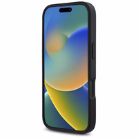 Karl Lagerfeld HC Grained PU Cardslot Metal Signature iPhone 16 Pro Ümbris - must