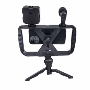 Selfie stick with Juhtmevaba remote control tripod with LED / microphone jaoks live broadcast TL-49T must
