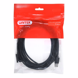 UNITEK Y-C418GBK USB kaabel USB 2.0 5 m USB A must