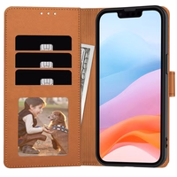 Ümbris Fancy Wallet Samsung A556 A55 5G pruun