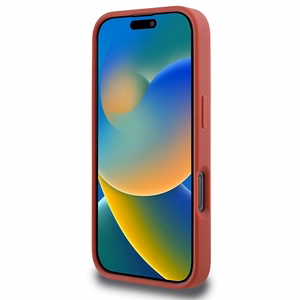 Karl Lagerfeld Quilted Signature iPhone 16 Pro Ümbris - punane