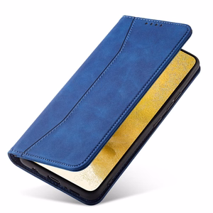 Magnet Fancy Ümbris jaoks Samsung Galaxy S23 Ultra Cover with Flip Wallet Stand sinine