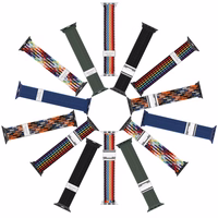 Rihm Dux Ducis Mixture II seeria Apple Watch 38/40/41mm tumedad triibud