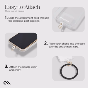 Case-Mate Phone Bangle randmerihm nutitelefonile, must