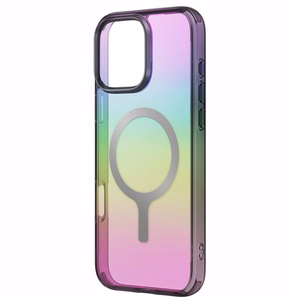 Uniq Iridescia Magclick Charging Ümbris jaoks iPhone 16 Pro Max - Must