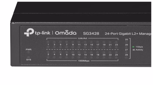 TP-Link Omada 24-pordiga gigabiti L2+ hallatav kommutaator 4 SFP pesaga