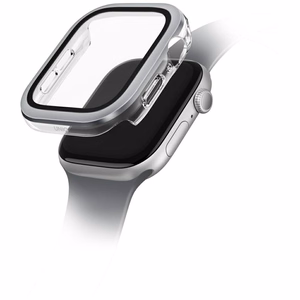 Uniq Voute Karastatud klaas Ümbris jaoks Apple Watch 10 42 mm - Hõbedane