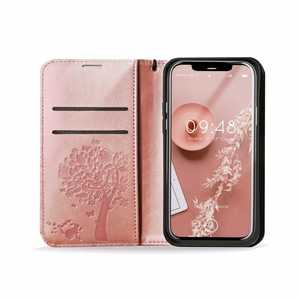 MEZZO Book ümbris jaoks XIAOMI Redmi Note 10 Pro tree rose kuldne