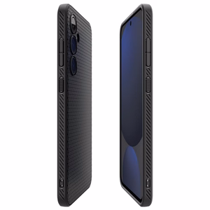 Spigen Liquid Air ümbris seadmele Samsung Galaxy S24 FE, must