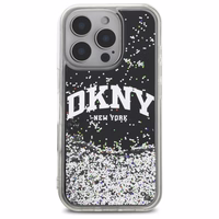 DKNY DKHCP16LLBNAEK iPhone 16 Pro 6.3" must/must hardcase Liquid Glitter Arch Logo