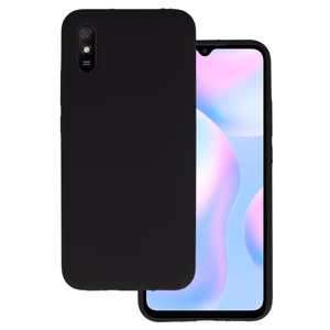 Silicone Lite Ümbris jaoks Xiaomi Redmi 9A must
