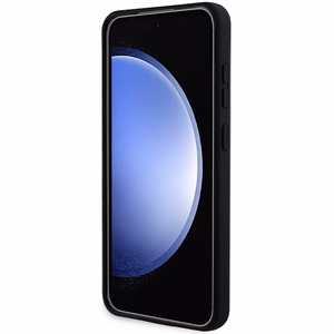 Karl Lagerfeld Silicone Ikonik ümbris jaoks Samsung Galaxy S24 - must