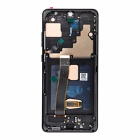 LCD Display jaoks SAMSUNG S20 Ultra must SOFT OLED with frame