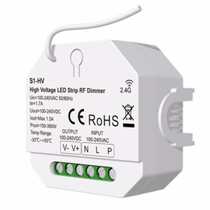 S1-HV dimmer, 1 kanal, 230V, 150-360W, nupudimmer