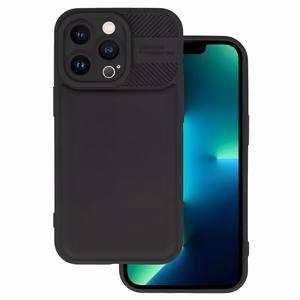 Kaamerakaitsega TPU ümbris iPhone 13 Pro Max, must
