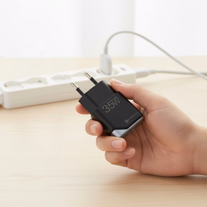 Phone laadija Forcell F-Energy Ultra Slim GaN III USB C PD QC4.0 3A 35W B135101-E must