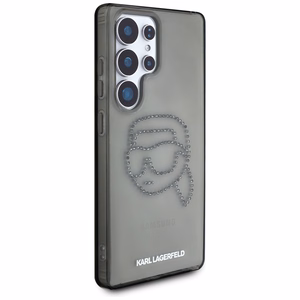 Ümbris Karl Lagerfeld Rhinestones Karl Head Logo Samsung Galaxy S25 Ultra must