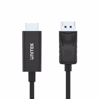 UNITEK Y-5118CA video cable adapter 1.8 m HDMI Type A (Standard) DisplayPort must