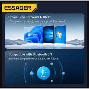 Adapter Essager Bei must (USB / Bluetooth 5.3)